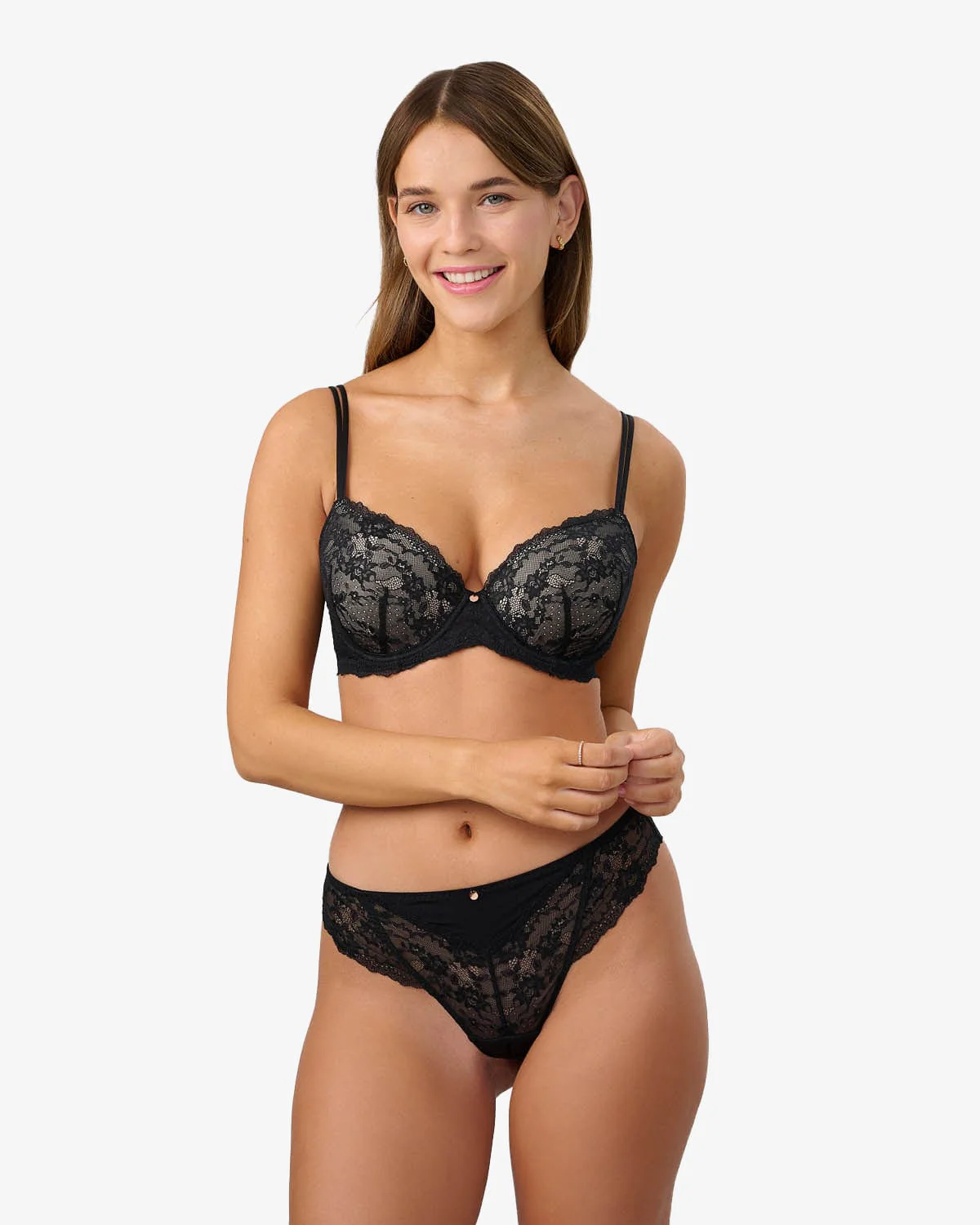 חזייה מרופדת עם ברזלים  מתחרה עדינה ודקה - Image 4