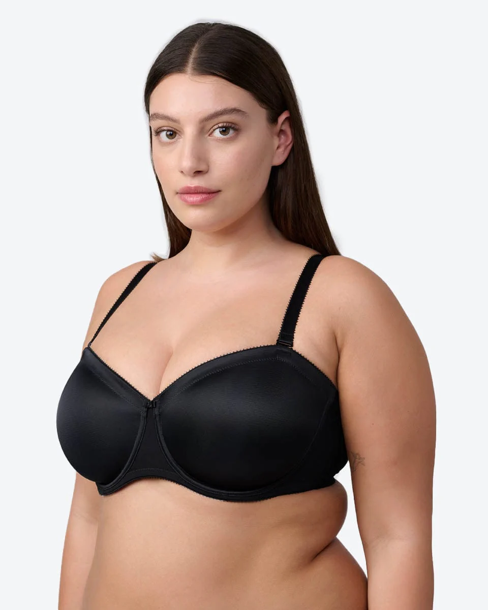 חזיית סטרפלס ללא ריפוד  עם ברזלים - Image 6
