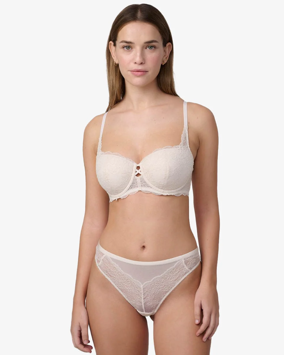 חזייה מרופדת במפתח עגול מתחרה - Image 4