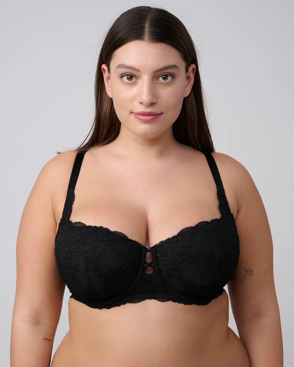 חזייה מרופדת במפתח עגול מתחרה - Image 6